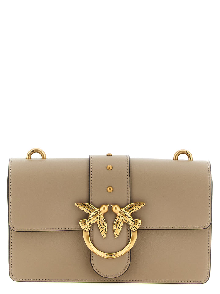 Pinko Love One Borse a Tracolla - Grigio | 40d66ca128fa44320e68d754325d997117b3931b