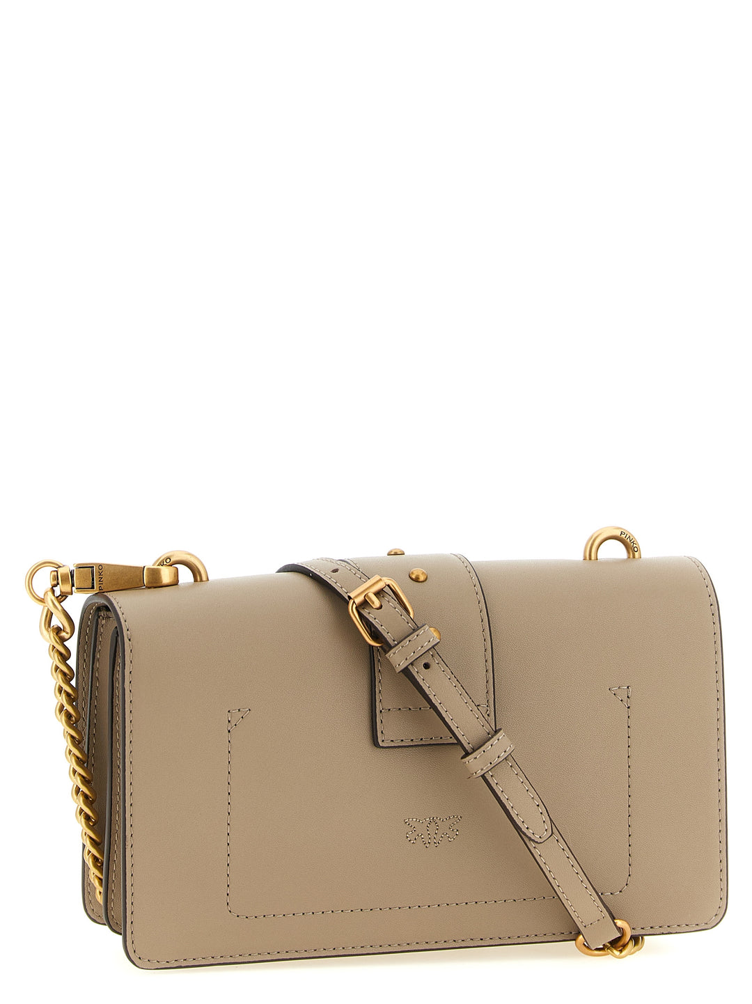 Pinko Love One Borse a Tracolla - Grigio | 08f24d62b966ec6f7710ae22a73c77119b51aeeb