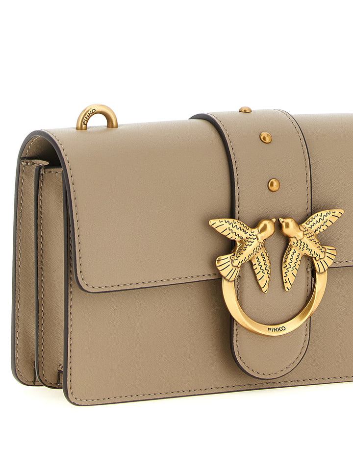 Pinko Love One Borse a Tracolla - Grigio | 3bf02497c88385c52c9295f7a3730eec669d774a