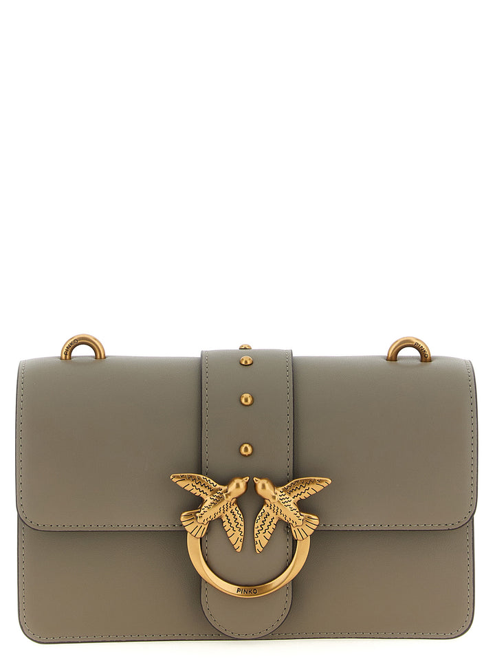 Pinko Love One Mini Borse a Tracolla - Grigio | c249b9508e76d12497ee48c0f7ebe6dc47f65bf1