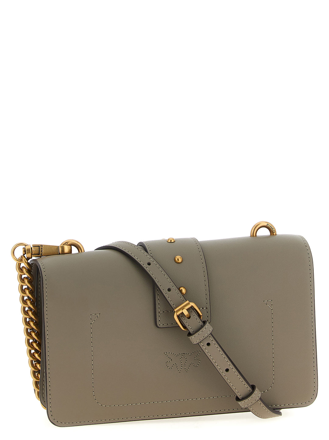 Pinko Love One Mini Borse a Tracolla - Grigio | ddd09ad798aaab14a511eddbd2fc2cccc22f8239