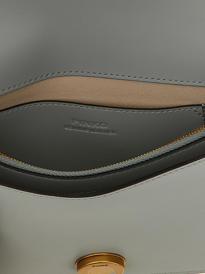 Pinko Love One Mini Borse a Tracolla - Grigio | fdaa96731eda9c0825828a7ca056b4b767dce144