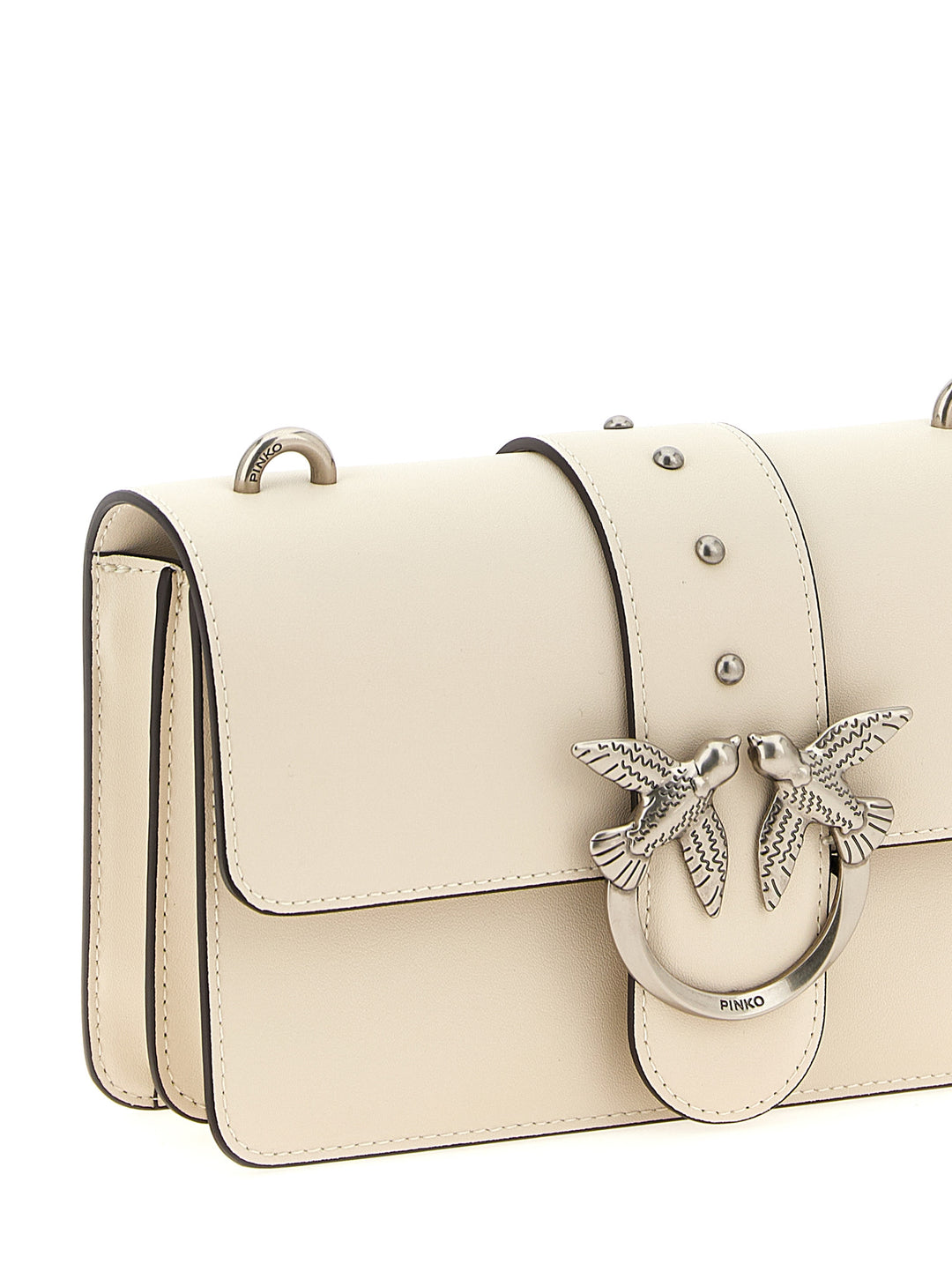 Pinko Love One Mini Borse a Tracolla - Bianco | 9a826c3bc7b5dc00082bd5fe03bfd7f25eaced56