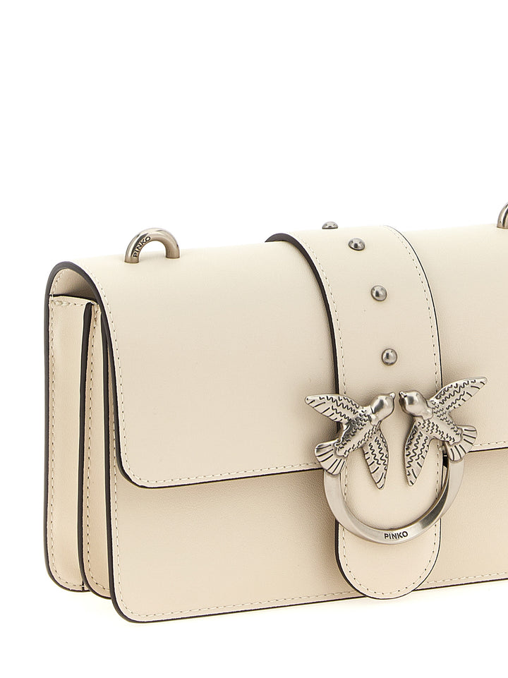 Pinko Love One Mini Borse a Tracolla - Bianco | 9a826c3bc7b5dc00082bd5fe03bfd7f25eaced56