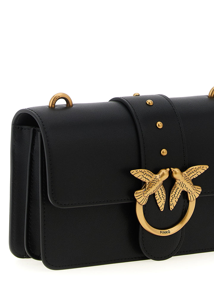 Pinko Love One Mini Borse a Tracolla - Nero | 34f39548a9a35efbc1846932c2101373241267ea