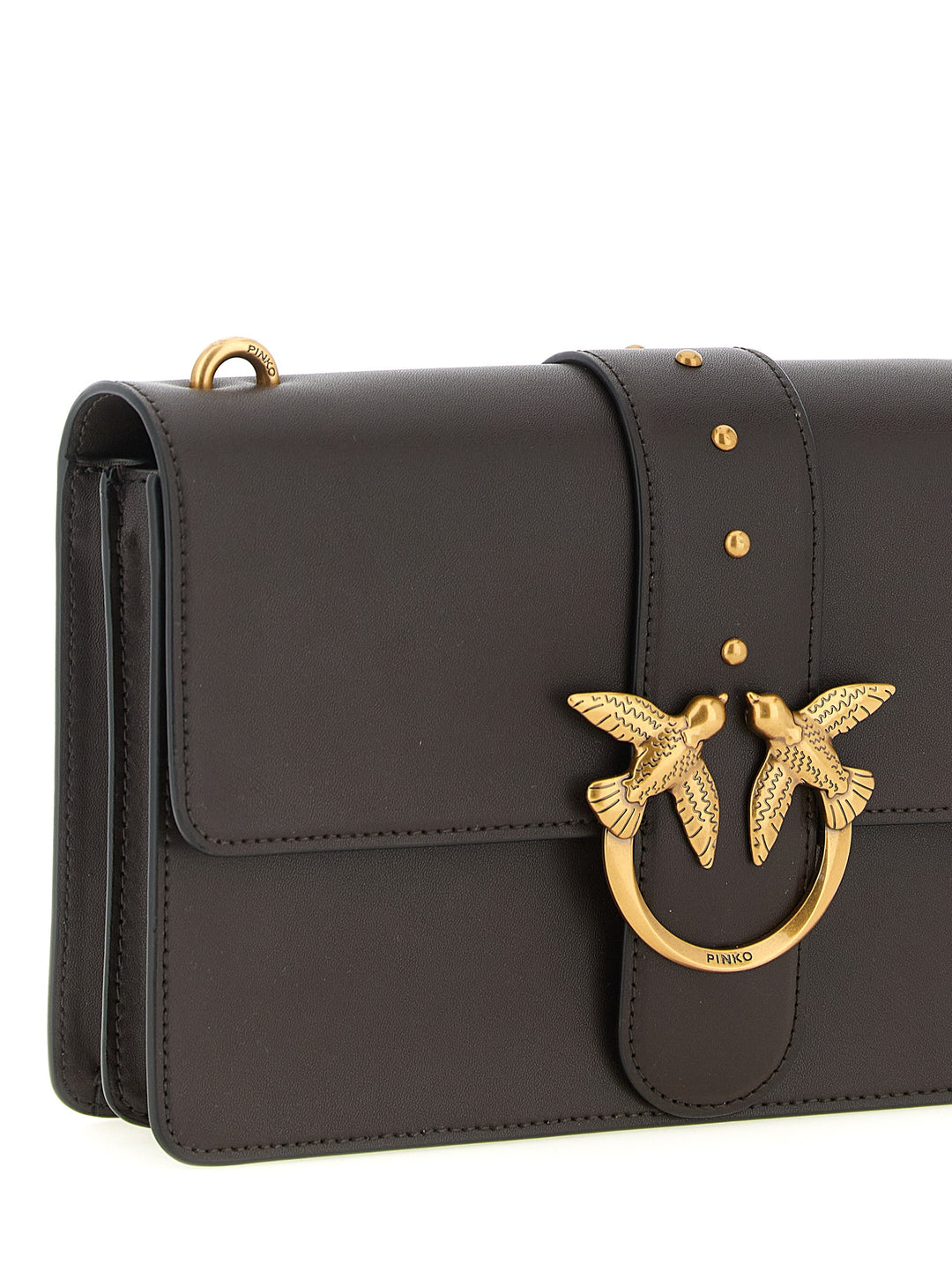 Pinko Love One Classic Borse a Tracolla - Marrone | cd8cc54c63124b4c46b6aedfdf728c9c9d7373d3