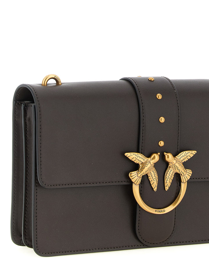 Pinko Love One Classic Borse a Tracolla - Marrone | cd8cc54c63124b4c46b6aedfdf728c9c9d7373d3