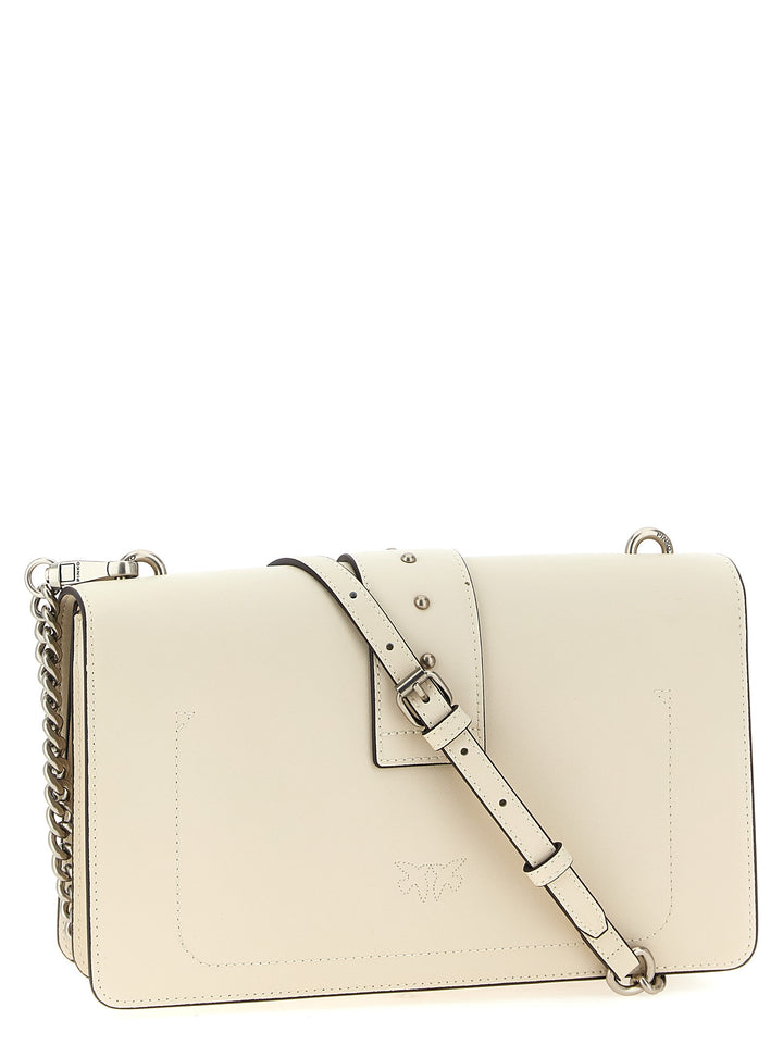 Pinko Love One Classic Borse a Tracolla - Bianco | 1b52ecc2bd3d4f46f7ad118f74b3ef51e588e86d