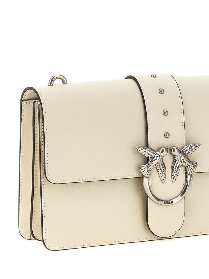 Pinko Love One Classic Borse a Tracolla - Bianco | 9531b6d6bcedea660deb249b2569cf54d01b20dd
