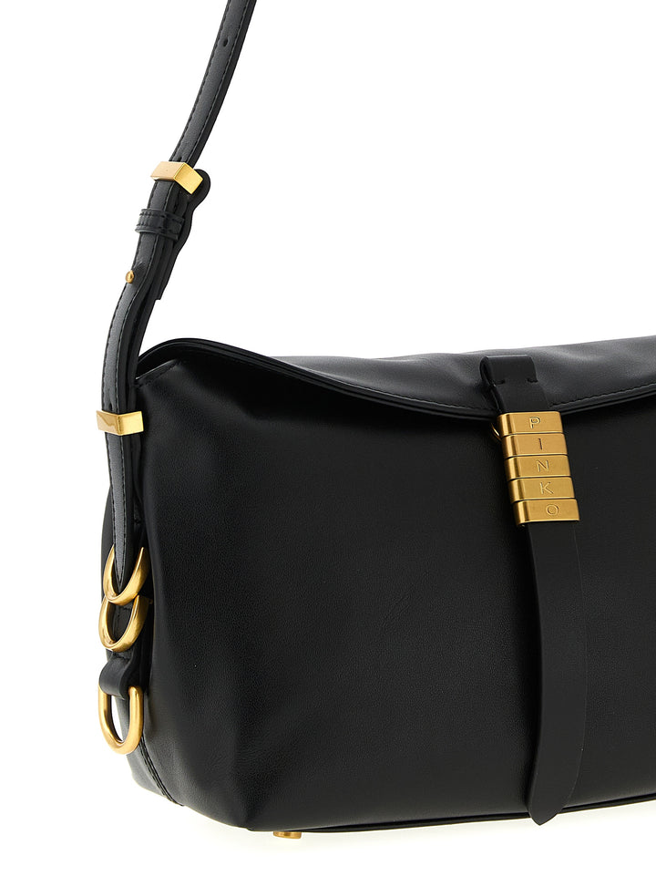 Pinko Saddle Baguette Borse a Spalla e Tracolla - Nero | 5a3fd815bbd97837d9239b94fa1797efc179c355