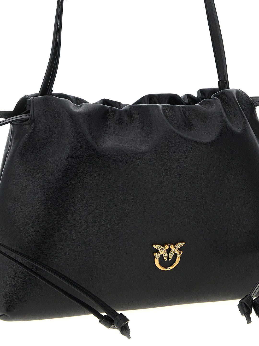 Pinko Mini Leather Clutch - Nero | 2d6bcf84f0fbc3b850ffaefcf96da4ff4b122783