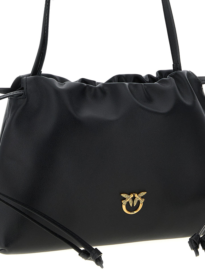 Pinko Mini Leather Clutch - Nero | 2d6bcf84f0fbc3b850ffaefcf96da4ff4b122783