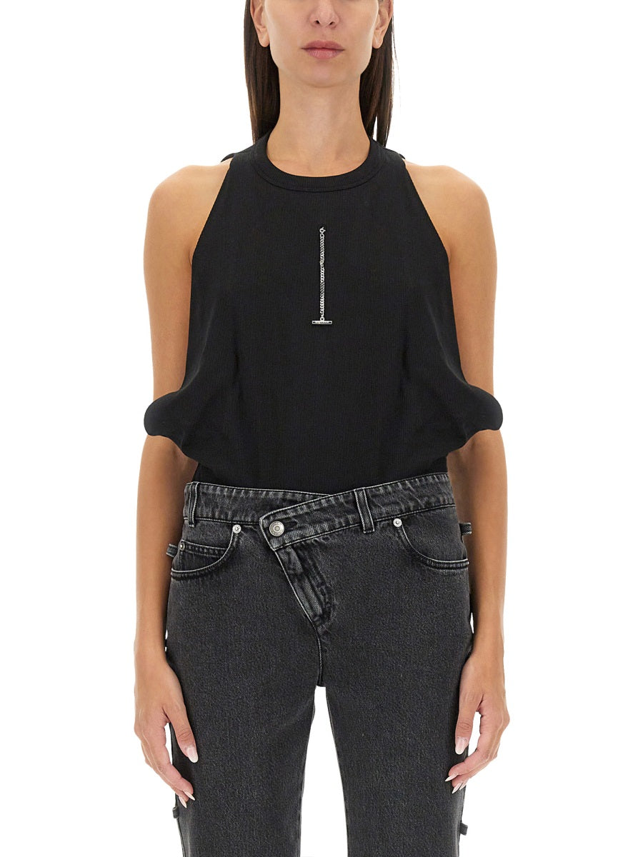 Alexander McQueen Top - Nero | Wanan Luxury