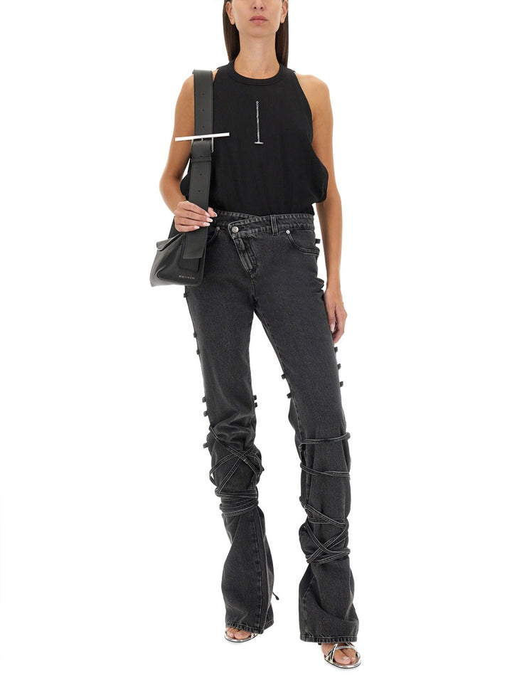 Alexander McQueen Top - Nero | Wanan Luxury