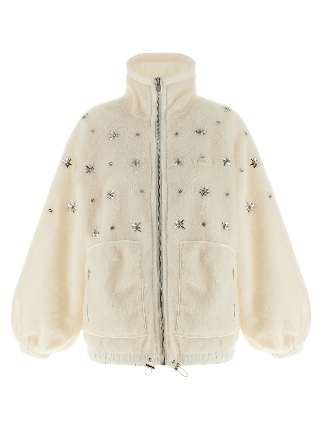 Pinko Graciana Puffer Jackets - Bianco | 1683f15f03bfb6668bbaf2e99ccf0f2dc298346a