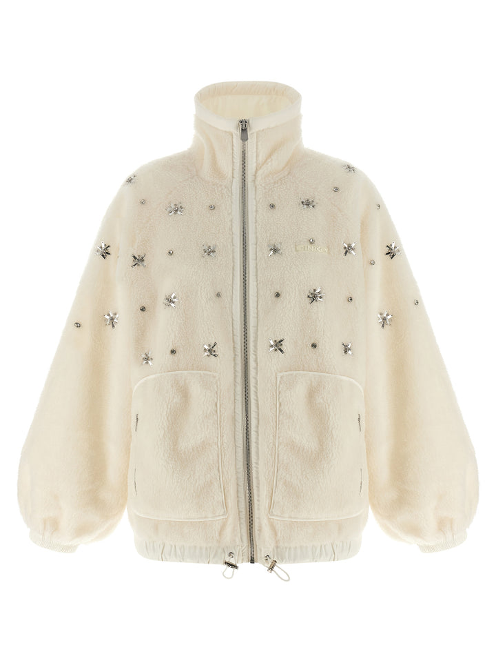 Pinko Graciana Puffer Jackets - Bianco | 1683f15f03bfb6668bbaf2e99ccf0f2dc298346a