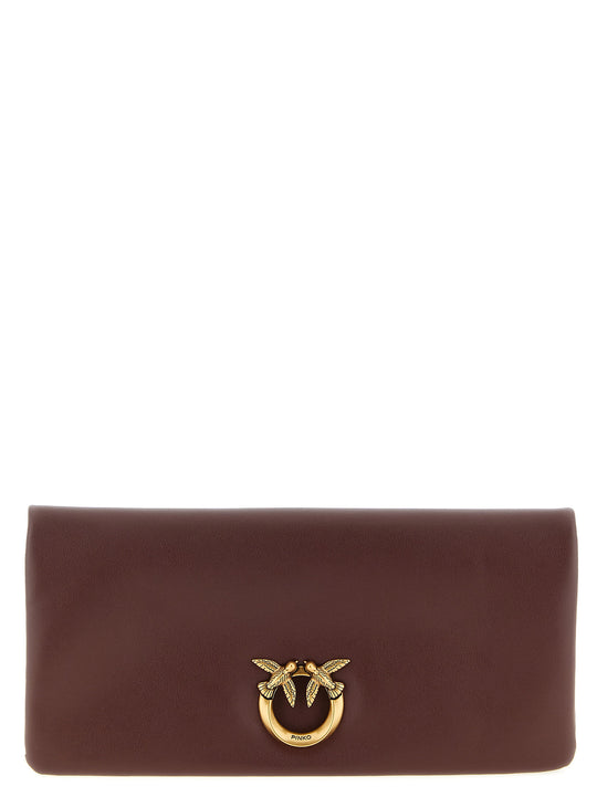 Love Click Soft Horizontal Clutch Bordeaux