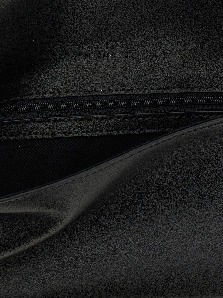 Pinko Love Click Soft Horizontal Clutch - Nero | aacd963a64e23c2515c0d26997d5708c02b31cb6