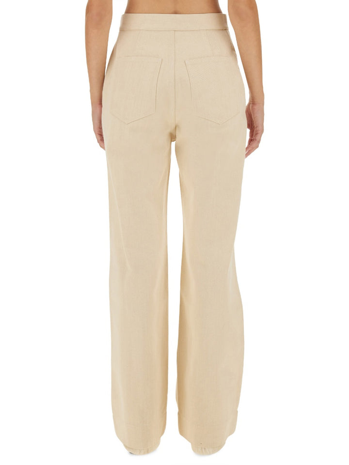 Jil Sander Pantaloni - Bianco | Wanan Luxury