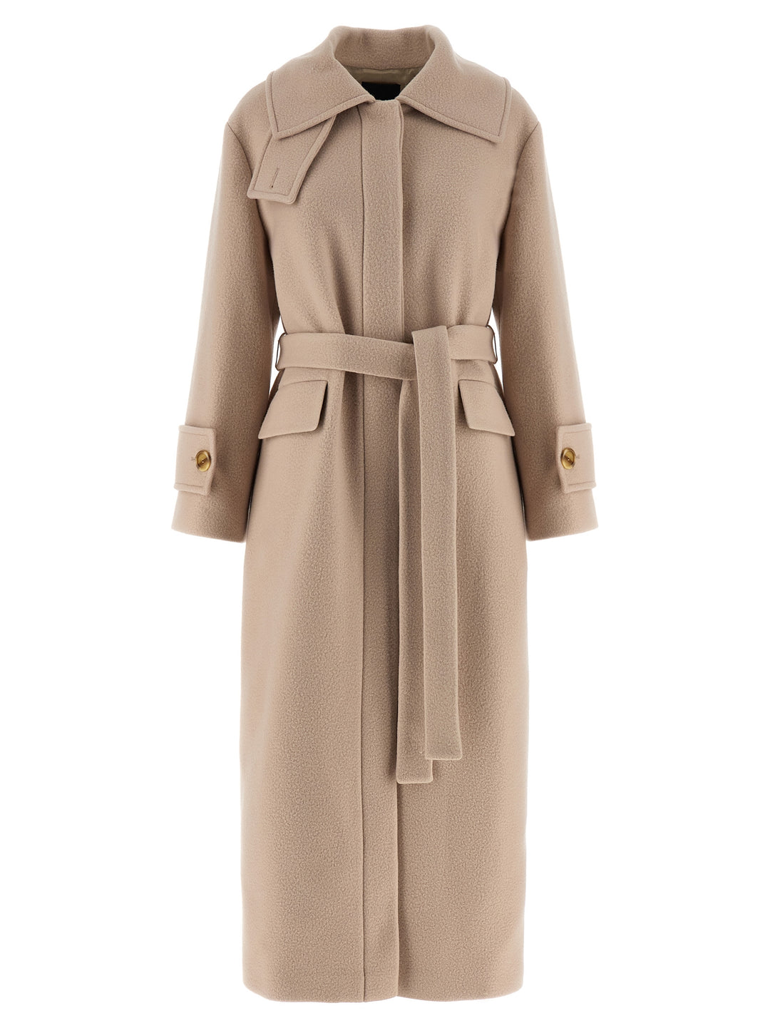 Pinko Paquita Trench e Impermeabili - Beige | 877f86644b1300a99d29482feb2272a4deff4c4b