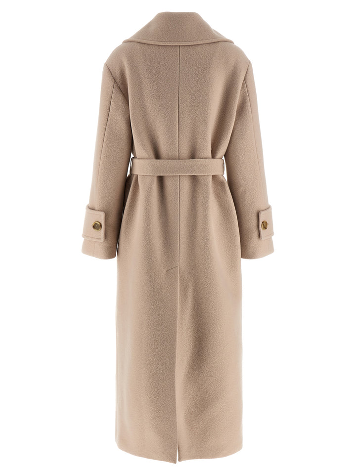 Pinko Paquita Trench e Impermeabili - Beige | ffa37204c474300beb48ac5603b1868aa895318a