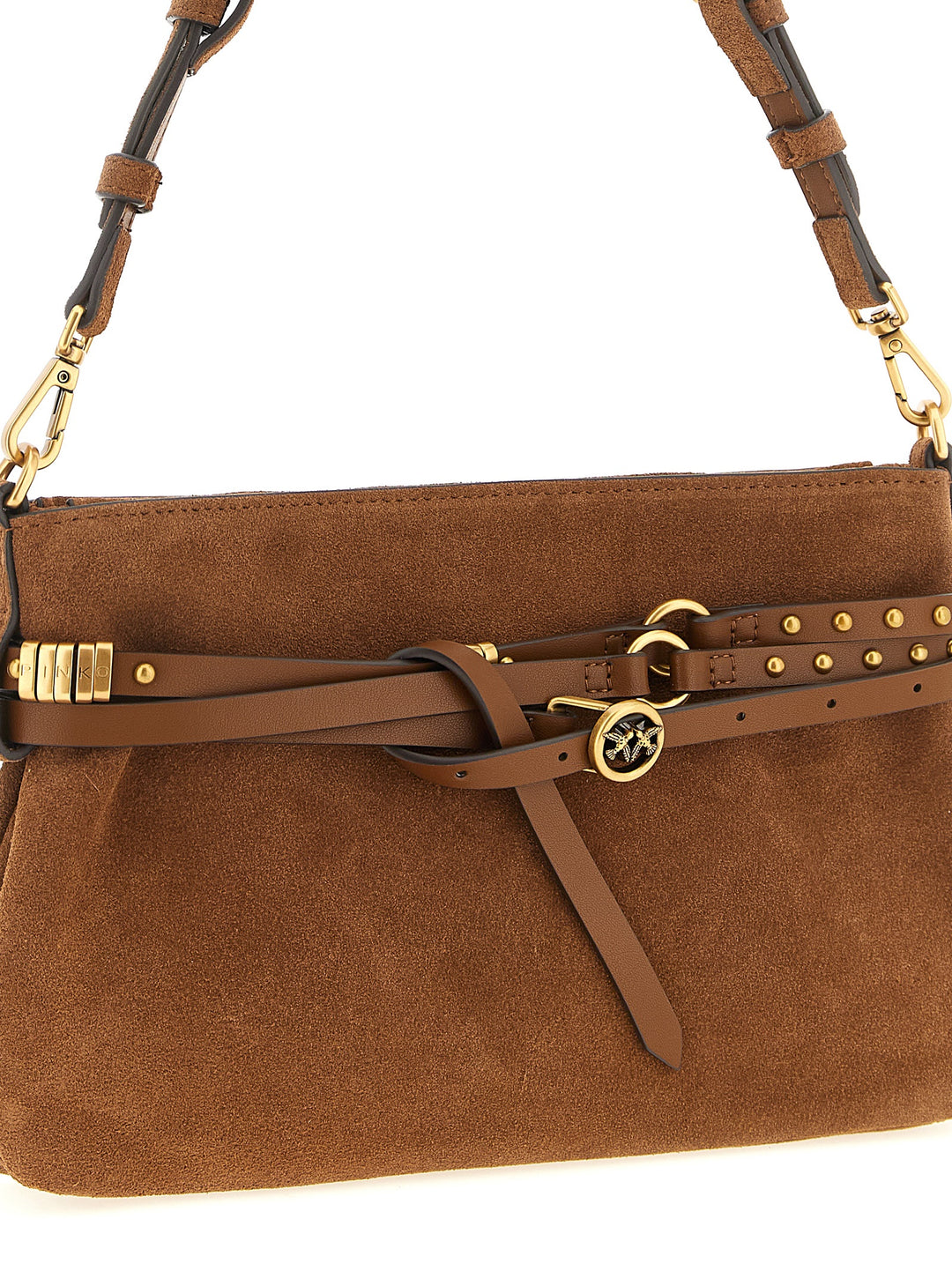 Pinko Belt Mini Borse a Spalla e Tracolla - Marrone | ed5d89bfc0319857de5fc820b4f7c0b609ae8e39