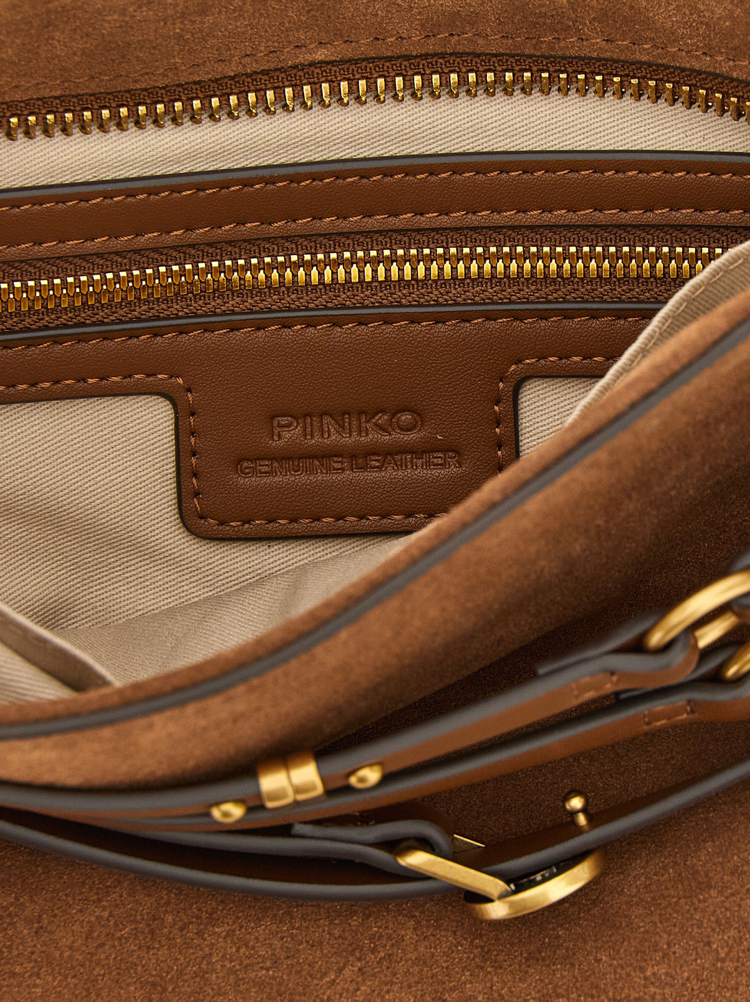 Pinko Belt Mini Borse a Spalla e Tracolla - Marrone | 4c57d6eb246439f7c8cc7c5d1f6f8c40ce722e40