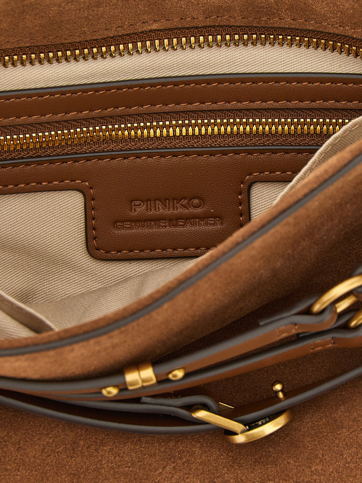 Pinko Belt Mini Borse a Spalla e Tracolla - Marrone | 4c57d6eb246439f7c8cc7c5d1f6f8c40ce722e40