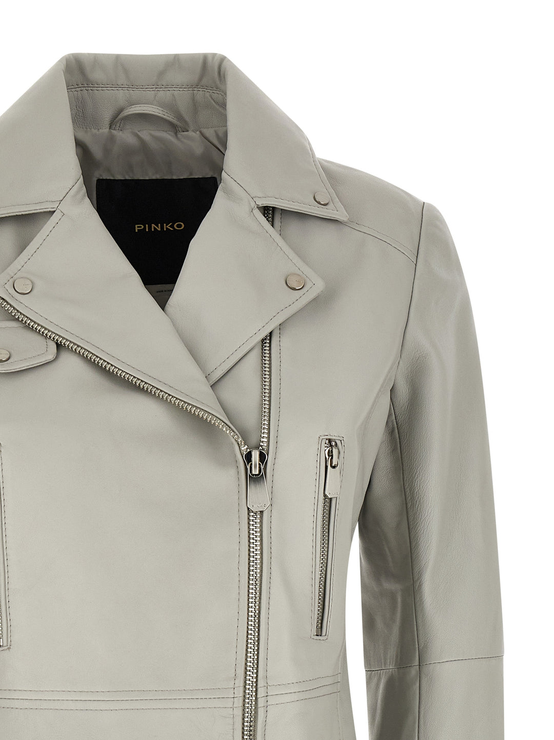 Pinko New Sensibile Puffer Jackets - Grigio | d6eda74f6b5f03119e985250774446c44f4da9c5