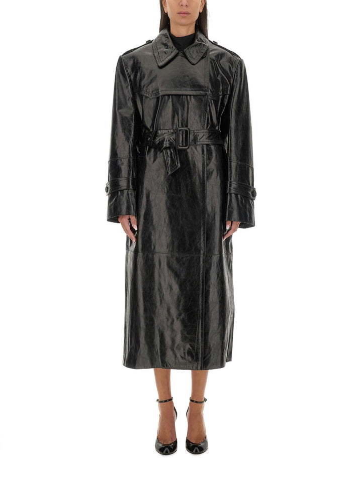 Sportmax Capi in Pelle - Black | 8e4577eae02dd222bda5b233316975fbe46849c7