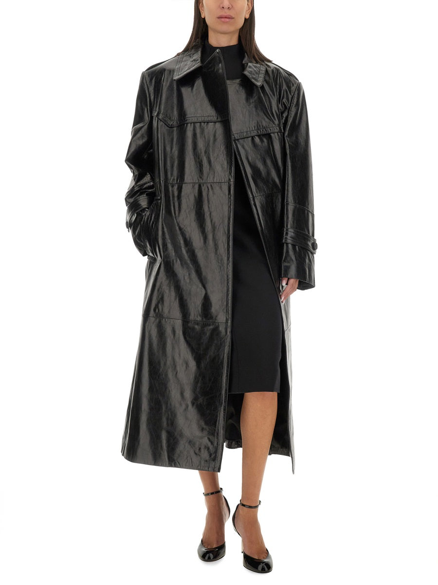Sportmax Capi in Pelle - Black | 6f416d5426d4de150a0dfba6c990f0b59d1b84cb