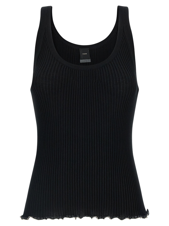 Pinko Mulinello Top - Nero | 088bfe6ea187509a5825d004647299e2d4ca97d8