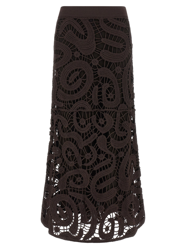 Pinko Maestrale Gonne - Marrone | f5007d5726d5b271961e1ed85f439d91e48ec27b