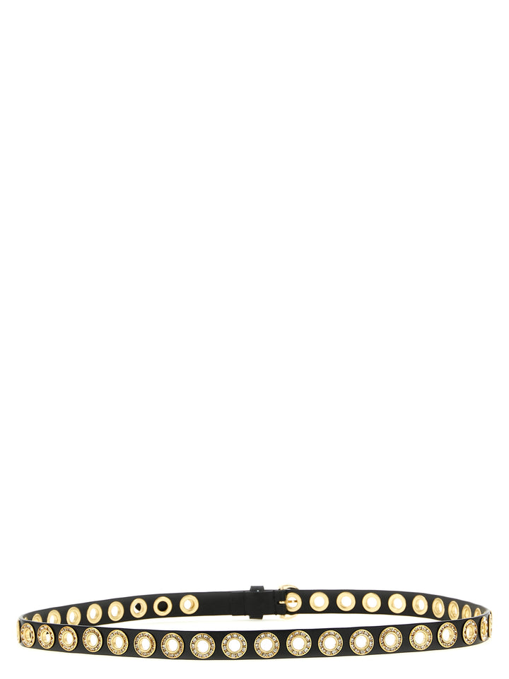 Pinko Crystal Studs Belt Cinture - Nero | 36ac323bfb39566a99b1c8a189ef51e5f4174e0a