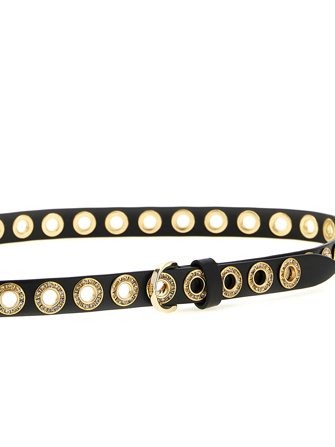 Pinko Crystal Studs Belt Cinture - Nero | 56f204420cea8b626e4797d319bdffb3e8c26029