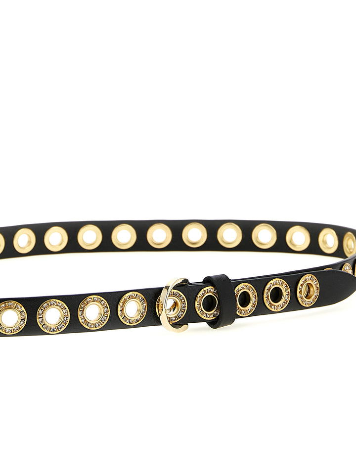 Pinko Crystal Studs Belt Cinture - Nero | 56f204420cea8b626e4797d319bdffb3e8c26029
