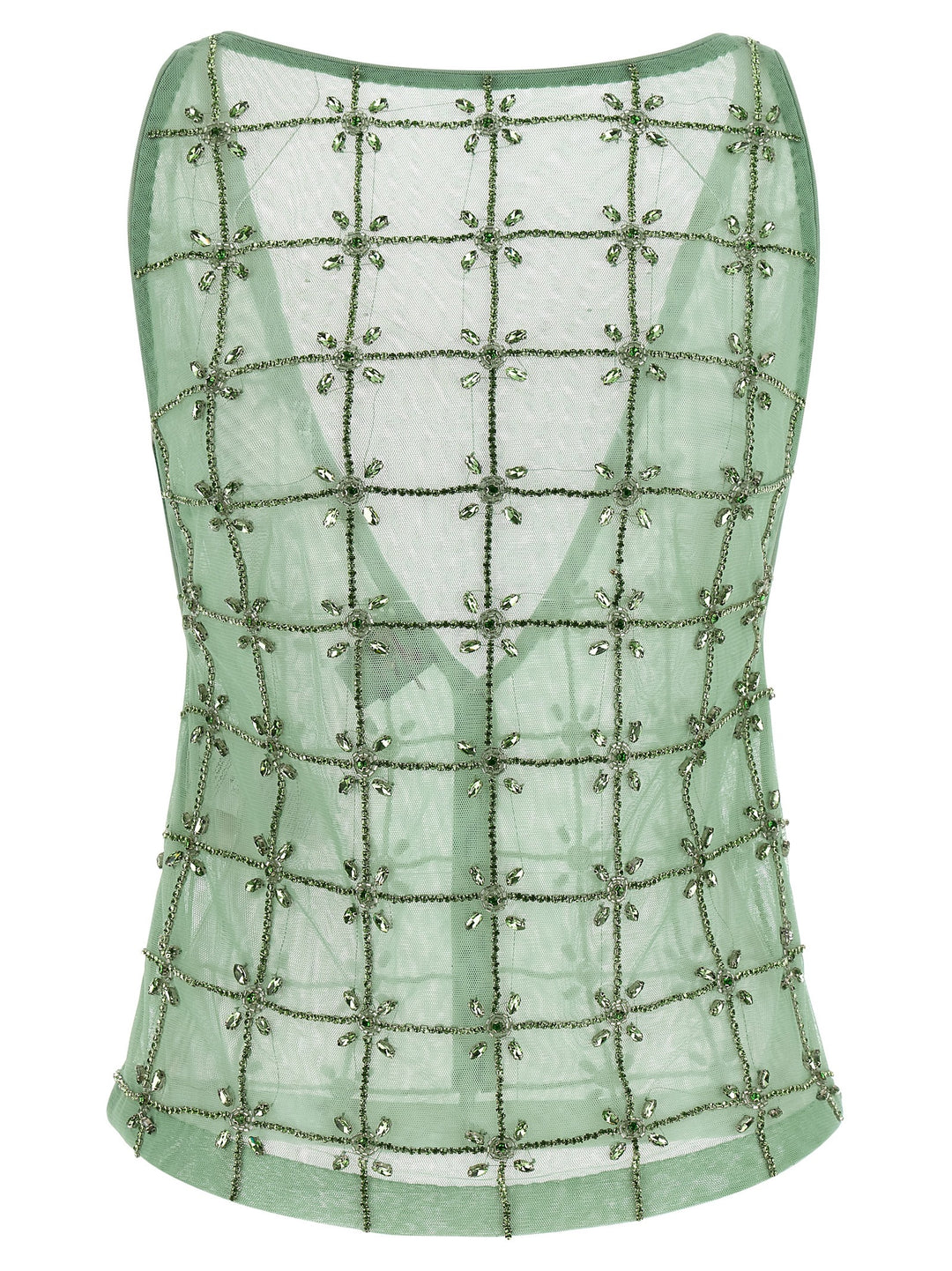 Pinko Quandong Top - Verde | 2c2f166eaad38d30d4d19266905f492c99725443