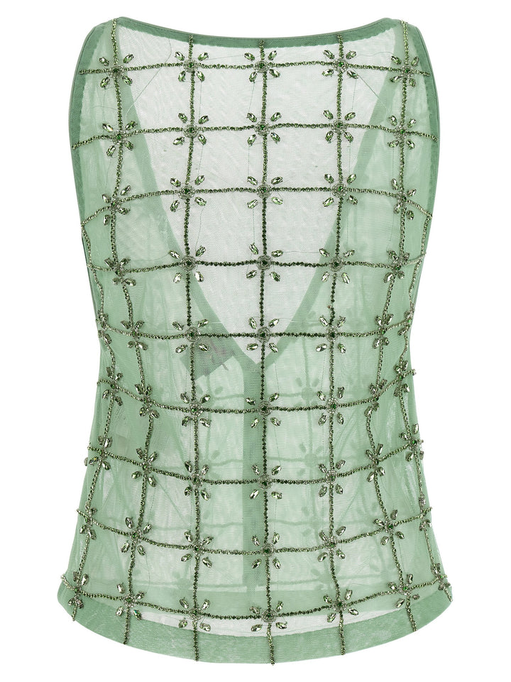 Pinko Quandong Top - Verde | 2c2f166eaad38d30d4d19266905f492c99725443