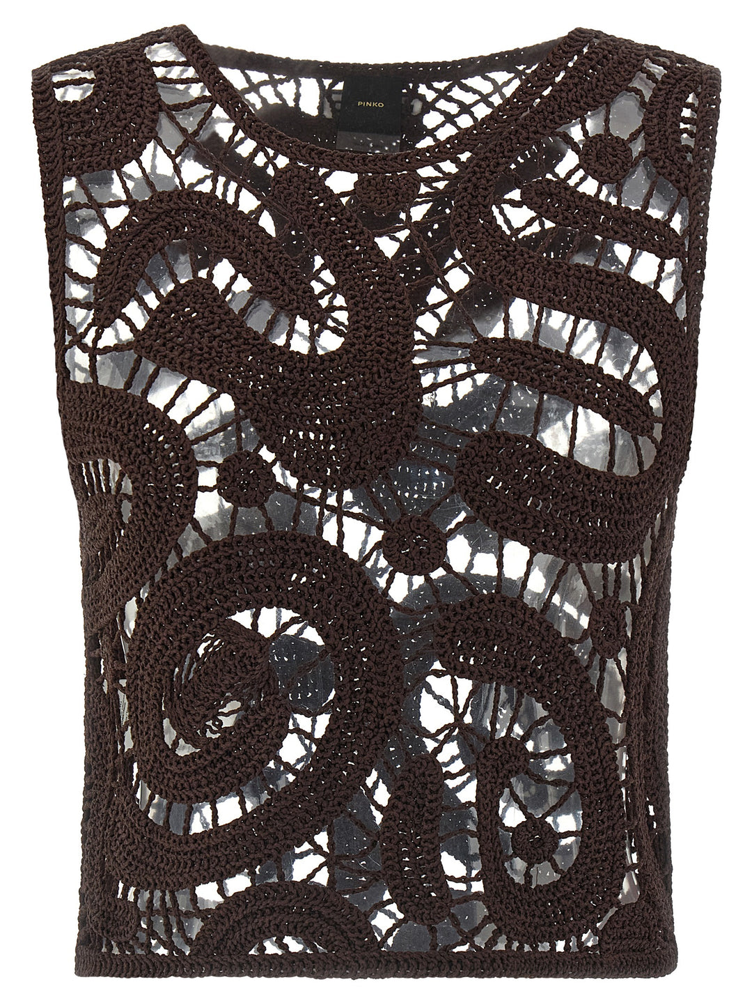 Pinko Eruzione Top - Marrone | fc01a83a7691fe96980499f360419a5adeec51c1