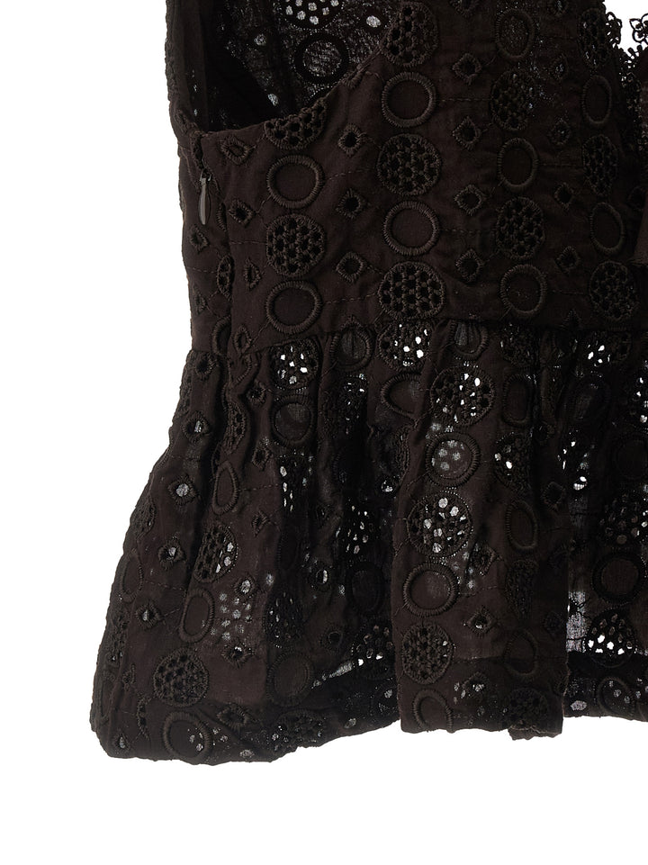 Pinko Kiersten Top - Marrone | 76b35c4efafa8b1ad2d301cf995e5f2c32f2a0b7