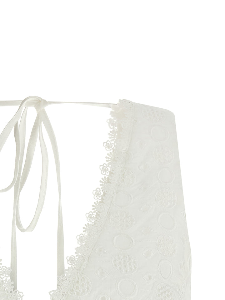 Pinko Kiersten Top - Bianco | d92c4a5e2a2fa38bc82e0af545f906105c09d7f0