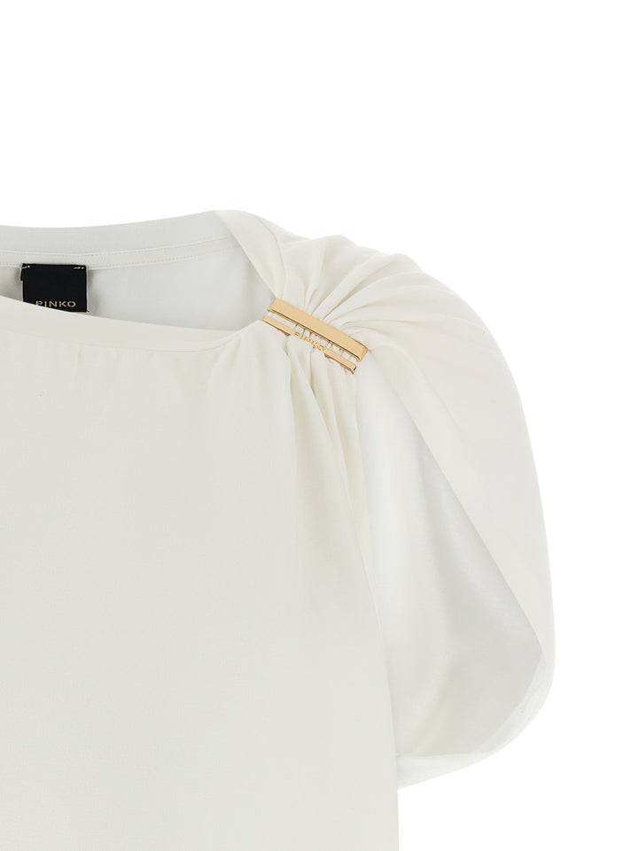 Pinko Melody Top - Bianco | 950dd32771b570e127f37984bf630dc7b86c472b