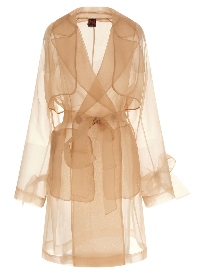 Pinko Cocco Trench e Impermeabili - Rosa | ef0e3495cfa59ea400be66c50cf20c5a68800aeb