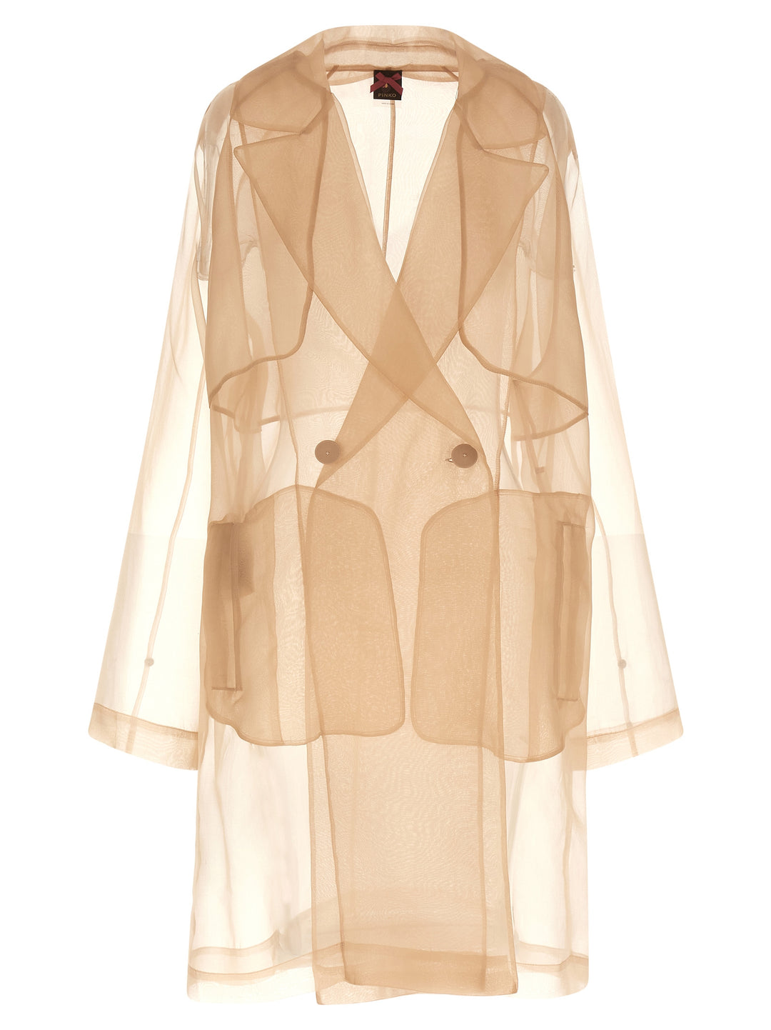 Pinko Cocco Trench e Impermeabili - Rosa | e2d9230519308867f74d69d14e39584d993feada