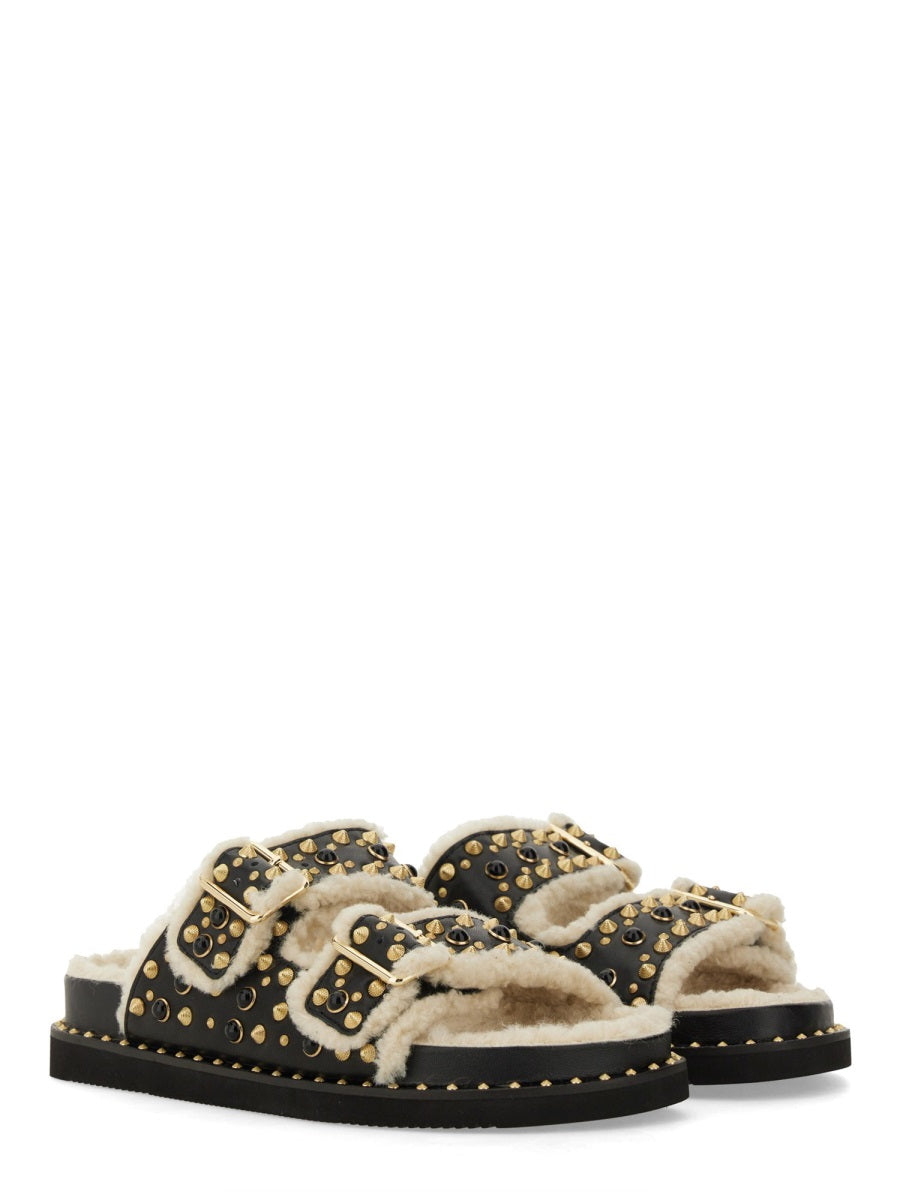 Ash Sandali - Nero | Wanan Luxury