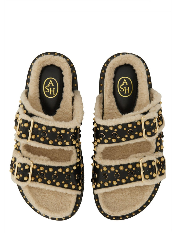 Ash Sandali - Nero | Wanan Luxury