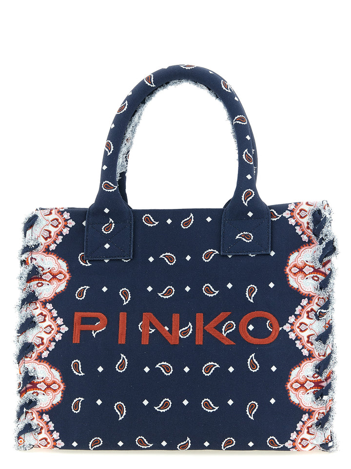 Pinko Beach Tote - Blu | a7642656471ddc62c384b068b8d6459142b7ce0b