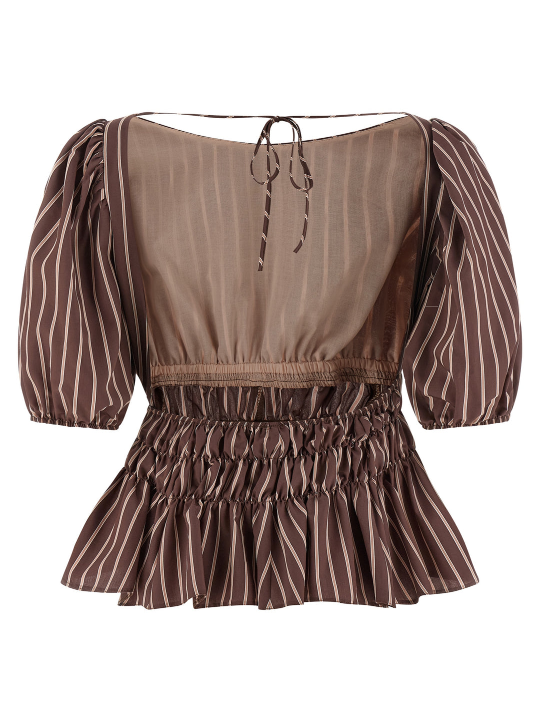 Pinko Jeanette Top - Marrone | b24193228d412e244e8eeffec365600a410c8967