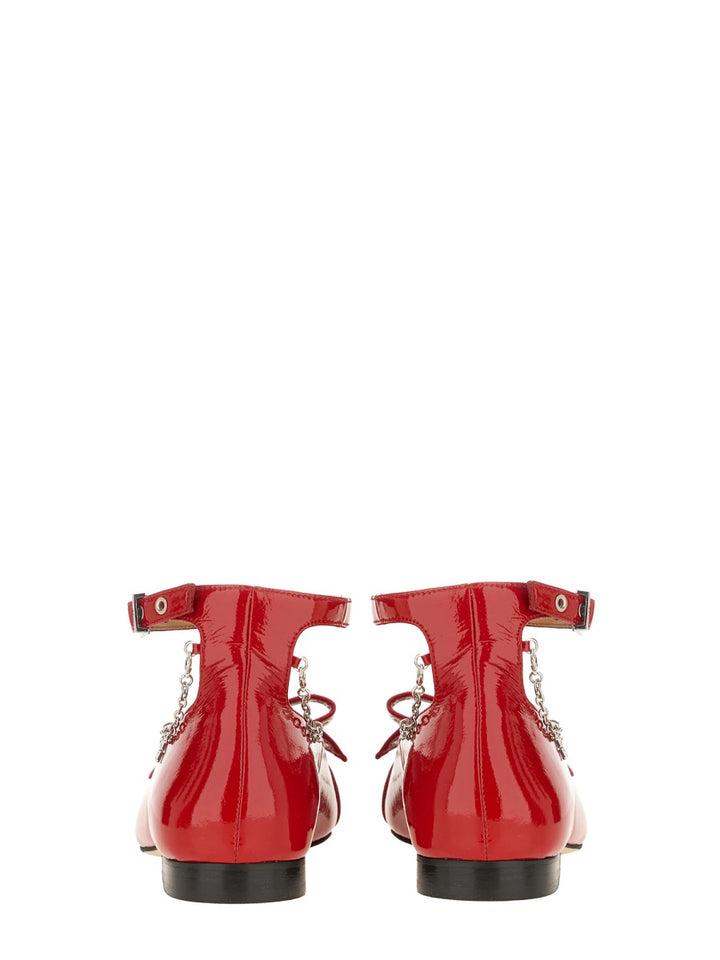 Ganni Scarpe Basse - Rosso | Wanan Luxury