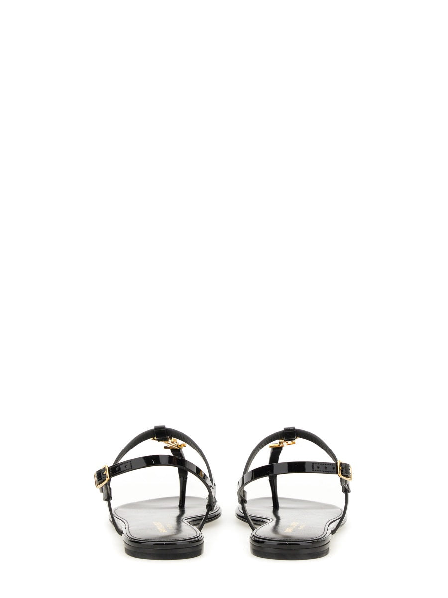 Saint Laurent Sandali - Nero | Wanan Luxury